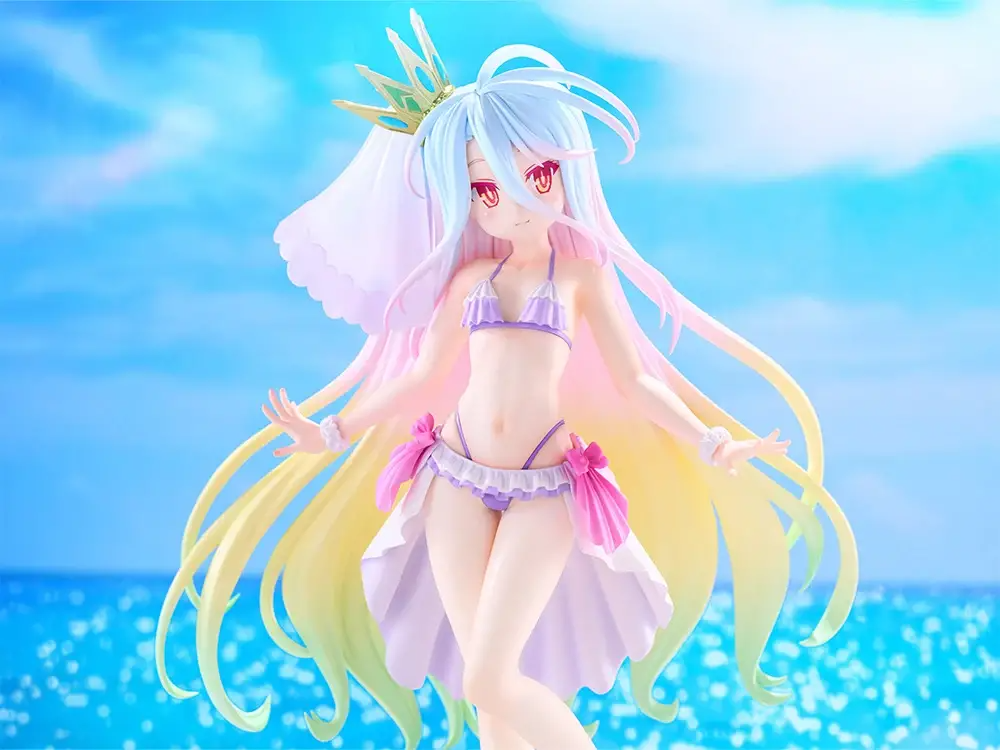 Figurine Shiro Ver. Swimsuit Dress de No Game No Life par FuRyu (Tenitol Tall)